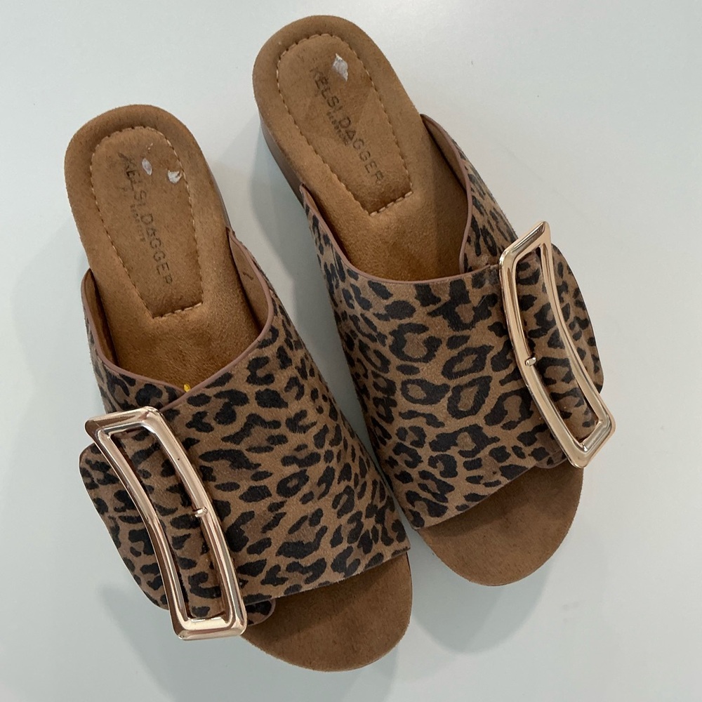 Kelsi Dagger Suede Dover Sandals Sz 6.5 - Picture 3 of 12